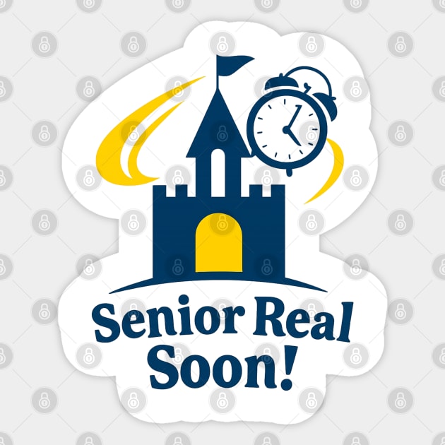 Senior Real Soon! - Front T-Shirt Design Sticker by Disney For Seniors